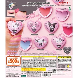Sanrio Multicolor Powder Eyeshadow Blush Hello Kitty Kuromi Cinnamoroll My Melo - Picture 1 of 6