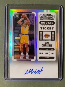 2022-23 Panini Contenders Max Christie RC Auto Premium Rookie Ticket 144 - Picture 1 of 2