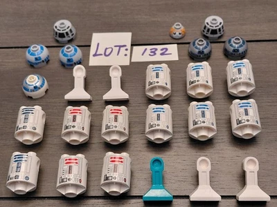 Lego Star Wars Lote de Minifigura Droide Astromecánico - PIEZAS - R2-D2 - Lote #132 Foto 1 de 3