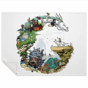 The Never Ending Story Movie Printed Fleece Throw Blanket Or Tapestry 40”x50”New - Picture 1 of 5