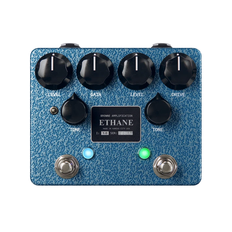 Browne Amplification Ethane Dual Overdrive- Blue Silver Vein - image 1 of 1