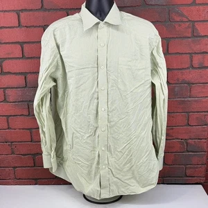 Robert Talbott Mens Size 17 Neck  Gingham Check Button Down Shirt - Formal - Picture 1 of 7