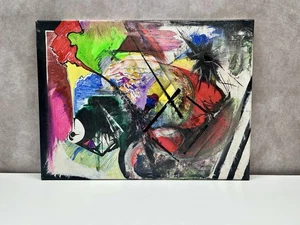 Arte Original Acrílico Sobre Lienzo “Cargado” 24” X 18” - Imagen 1 de 5