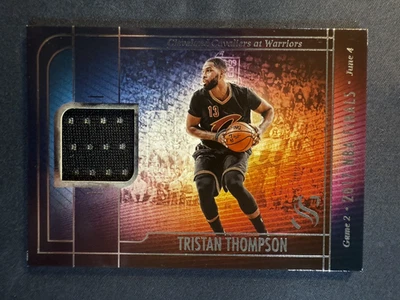 2024 Panini Silhouette 2017 финал игры НБА потертая нашивка Тристан Томпсон Кэвс - Изображение 1 из 2