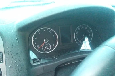 2015 Tiguan OE medidor de velocidade cluster 80K milhas Volkswagen - Imagem 1 de 4