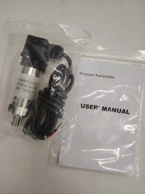 NEW Pressure Transducer 0-100Bar, 4-20mA, 24V , Part no: T230134 - Image 1 of 4