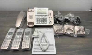 NEW Panasonic Phone KX-TGF353 Digital Corded Cordless Answering System Caller ID - Zdjęcie 1 z 5