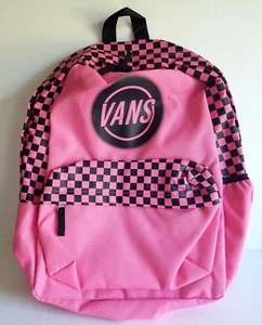 Zaino scuola Vans nuovo con etichette Realm Taper Off rosa azalea - Foto 1 di 12