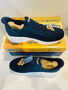 Skechers Herren Hands Free Slipper Bobs Squad Chaos-Daily Hype Sneaker, Navy 9,5 - Bild 1 von 8