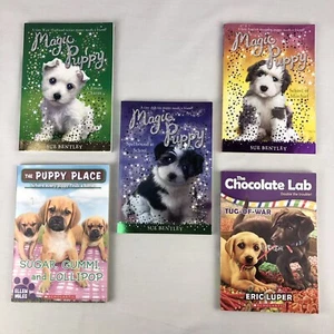 Magic Puppy Lot of 5 Chapter Books Puppy Place Chocolate Lab Sue Bentley - Picture 1 of 12