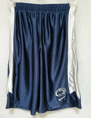 Nike Mens Blue White Penn State Nittany Lions Shorts Size L Cover