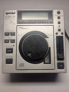 GEMINI CDJ-20 Professional CD Player Deck DJ Controller Turns on Unsure if works - Picture 1 of 6