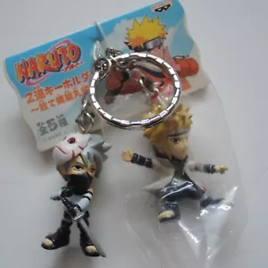 NUEVO RARO 2006 NARUTO 4th Hokage MINATO + KAKASHI Anime llavero BAMPRESTO - Imagen 1 de 7