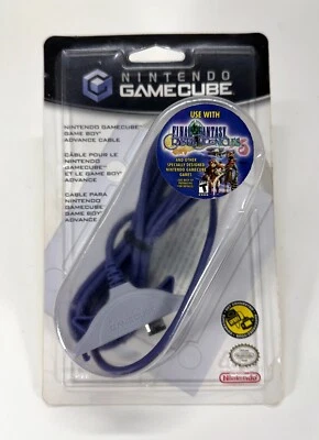 Nintendo Gamecube GBA Game Boy Advance Link Cable Sealed | Final Fantasy Sticker - Image 1 of 4