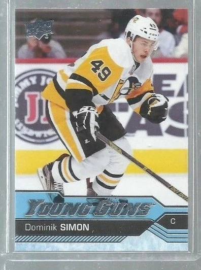 2016-17 Upper Deck #469 Dominik Simon Young Guns RC (ref41734) - Image 1 of 1
