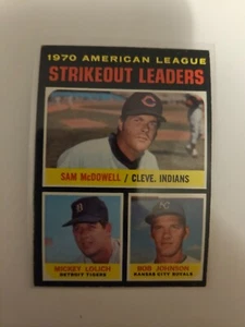 1971 TOPPS AL PITCHING LEADERS MIKE CUELLAR/DAVE MCNALLY/JIM PERRY #69 EX/MT - Picture 1 of 2