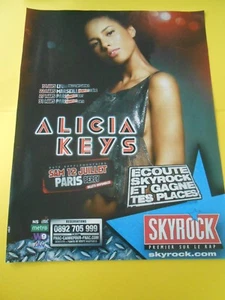 Publicté Advertising 2008 Skyrock Alicia Keys - Picture 1 of 1