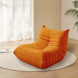 Caterpillar Lazy Sofa 1 to 3 Seats Tatami Floor Sofa Nap Couch Chesterfield Sofa - Picture 1 of 50