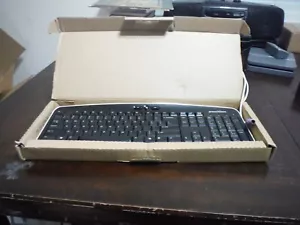 PC Keyboard eMachines, wired Model #KB 0705 with box PS/2 Vintage Connection - Picture 1 of 8