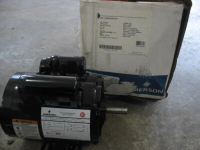 US Motors/Emerson D32CM1P, 1-1/2 HP, 3450 RPM, AIR COMPRESSOR  MOTOR Belt Drive - Image 1 of 4