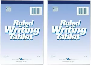 Paper Products Schreibtablett, 6 x 9 Zoll, 100 Blatt, breit, weiß (ROA63046) - Bild 1 von 7