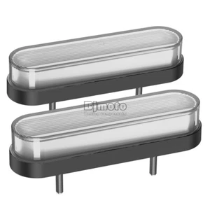 2X 12-30V Universal Neon Halo Ring Tail Brake Light LED Turn Signal Amber Lights - Imagen 1 de 12