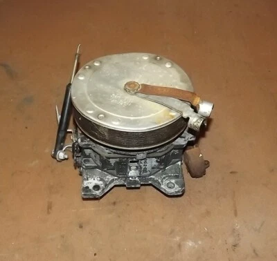 OMC 225 HP Rochester Quadrajet Carburetor Assembly PN 0382821 Fits 1970-89 Parts - Image 1 of 4