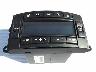 2004 Cadillac CTS digital A/C heater Climate Control unit with dual zone 2003-07 - Image 1 of 4