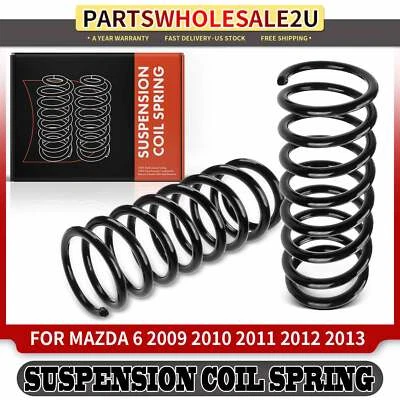 2x Rear Left & Right Coil Springs for Mazda 6 2009 2010 2011 2012 2013 2.5L 3.7L - Image 1 of 4