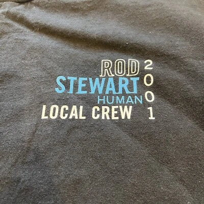 Camiseta ROD STEWART Vintage 2001 Human Tour Equipo Local Talla XL Foto 1 de 4