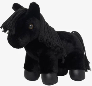 LeMieux Tiny Pony Skye Black Dressage Soft Kids Mini Toy Play Horse Plushie XS - Picture 1 of 5