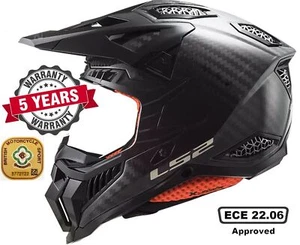 LS2 MX703 X-FORCE CARBON FIBRE MOTOCROSS OFF-ROAD MOTORCYCLE HELMET ECE22.06 ACU - Picture 1 of 4