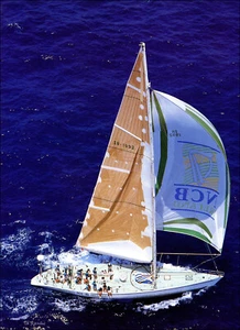 1998 Vintage Sailing Print Beken of Cowes NCB Ireland Segelyacht Schiff Boot Irish - Bild 1 von 3