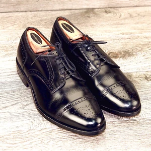 Allen Edmonds SANFORD 7,5 EEE ancho negro * con árboles de cedro - Imagen 1 de 13