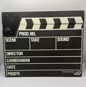 Vintage Victor Duncan Movie Television Director Clapperboard Slate Clap Board - Picture 1 of 7