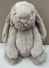 NEW Jellycat Medium Bashful Beige Bunny Rabbit Baby Soft Toy Comfort Plush BNWT