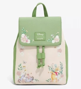 Loungefly Disney Winnie the Pooh Floral Mini Rucksack, Winnie the Pooh Tasche - Bild 1 von 4