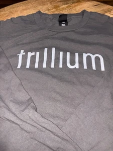Trillium Brewing T Shirt large long sleeve grey Brewery Beer Hanes - Picture 1 of 7