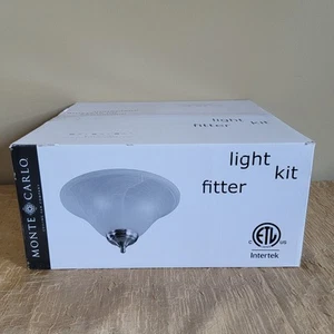 Monte Carlo Ceiling Fan Company Intertek Light Kit Bowl Cap MC04-L Discontinued - Picture 1 of 7