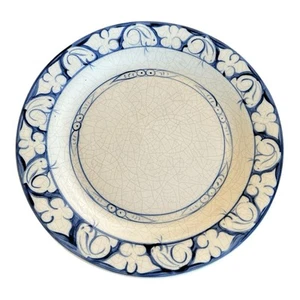 The Potting Shed Dedham Pottery Rabbit Dinner Plate 11" Bunny 1989 Signed VTG SG - Picture 1 of 5
