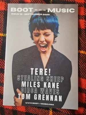 Boot Magazine 12 September 2025 TERE! Stealing Sheep MILES KANE Circa Waves NEW - Image 1 of 4