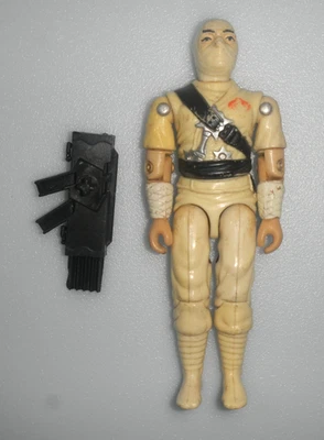 Figura y mochila Ninja Cobra Storm Shadow v1 1984 de colección G.I. GI Joe 3,75 ARAH Foto 1 de 4