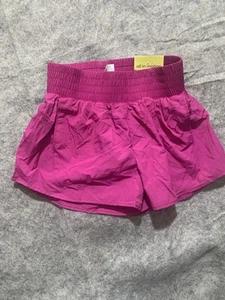 Girls All In Motion High Rise Shorts Violet L (10/12) NWT 0271 - Picture 1 of 9