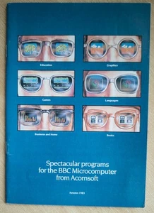 Acornsoft BBC Software catalogue - retro computing - Photo 1/5