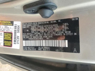 2008 Toyota Sienna Front Windshield Wiper Motor OEM Used 150K Miles 2646793 - Image 1 of 4