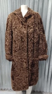 1930s Annis Furs New York Barney's Exclusive Full Length Persian Lamb Coat - Bild 1 von 5