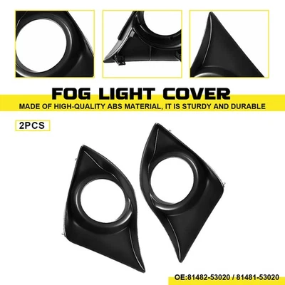 Bisel de cubierta de luz antiniebla delantera L&R 81481-53020 Fit 2011-2013 Lexus IS250 IS350 2 piezas Foto 1 de 4