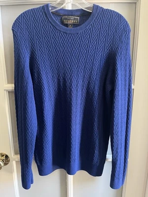 Jos. A. Bank Reserve Royal Blue Sweater XS / S Chest 40” Wool & Cotton Lightwt - Image 1 of 4