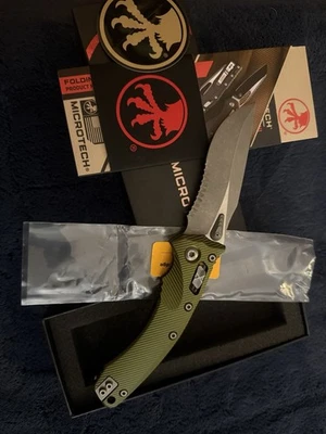 Microtech Manual Anfibio RAM-LOK Apocalíptico Acanalado Aluminio M390MK Foto 1 de 2