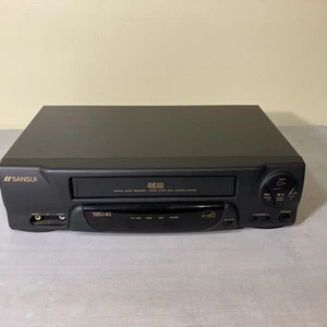 Reproductor de grabadora Sansui 4 cabezales VCR HQ VHS VCR4510D (probado y funcionando) - Imagen 1 de 5